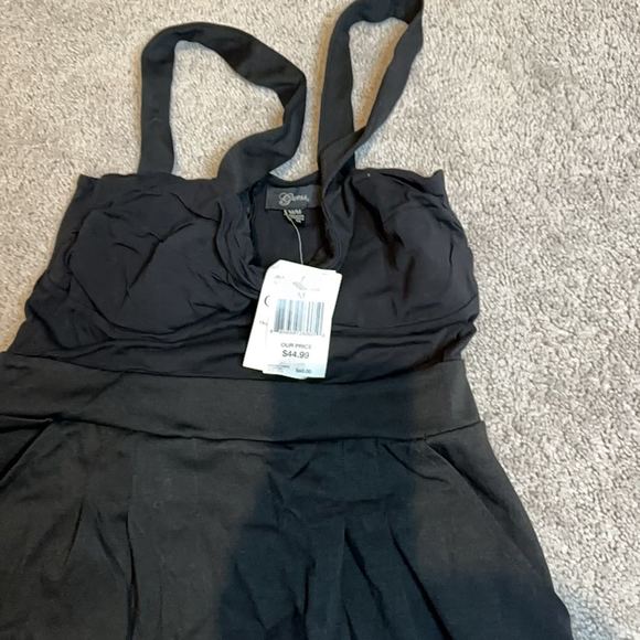 Guess Black Backless short Dress with Twisted Side Pocket for Women - Picture 2 of 7